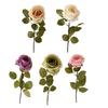 Realistische künstliche Rose mit langem Stiel, falscher Rosenstrauß für den Valentinstag, Heimhochzeit, Tischdekoration, DIY Brautstrauß