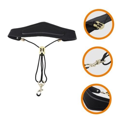 LIFKOME Saxophone Strap, Clarinet Accessory, Adjustable Saxophone Neck Strap, Saxophone Belt Rope, Hanging Strap for Musical Instruments, Student Neck