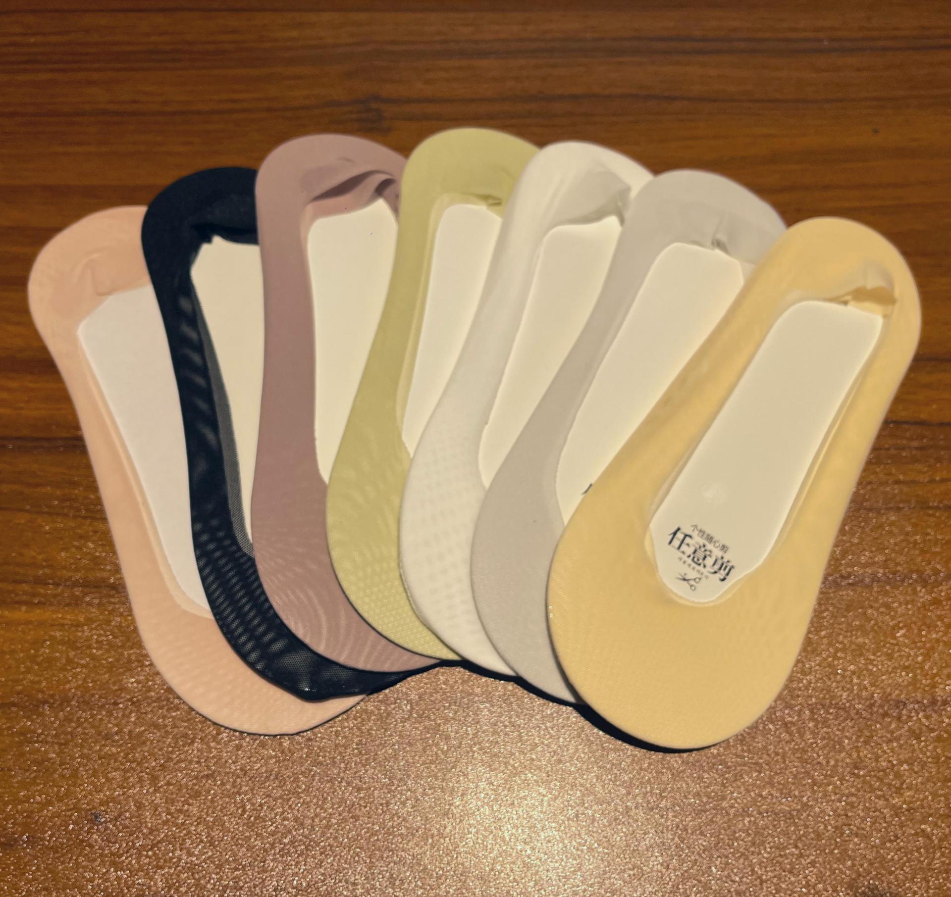 

Женские носки-невидимки из ледяного шелка и хлопковой сетки, нескользящие Deep Card Pack