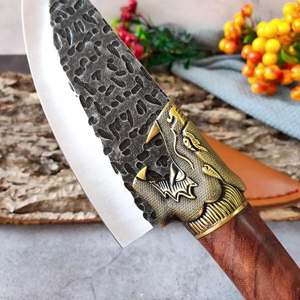 Handmade Forged Kitchen Chef Knife Sashimi Knives Meat Cleaver Slicing Butcher Knife Fruit Cooking Tools