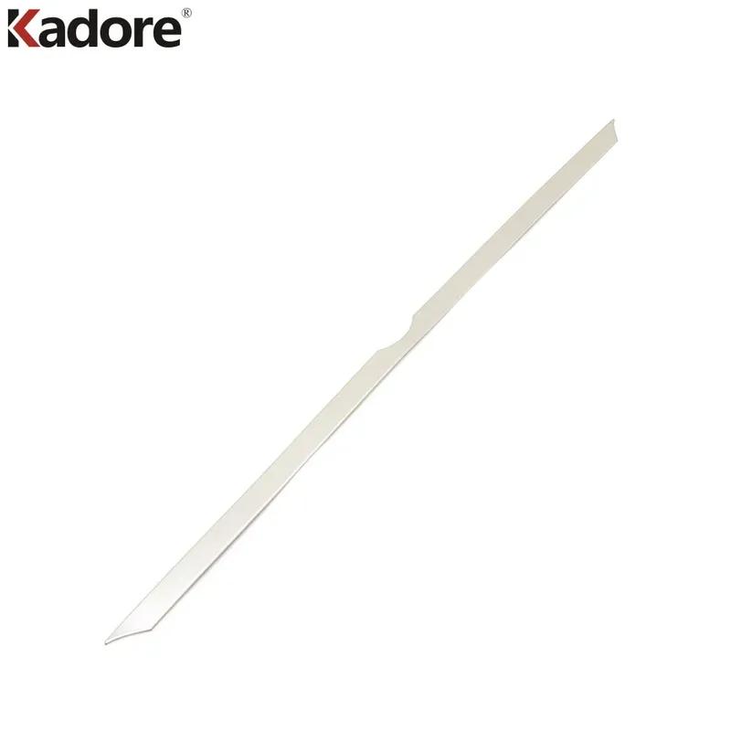 For Skoda kodiaq 2016 2017 2018 Steel Rear Trunk Lid Cover Trim Tailgate Molding Garnish Strips Car Accessories