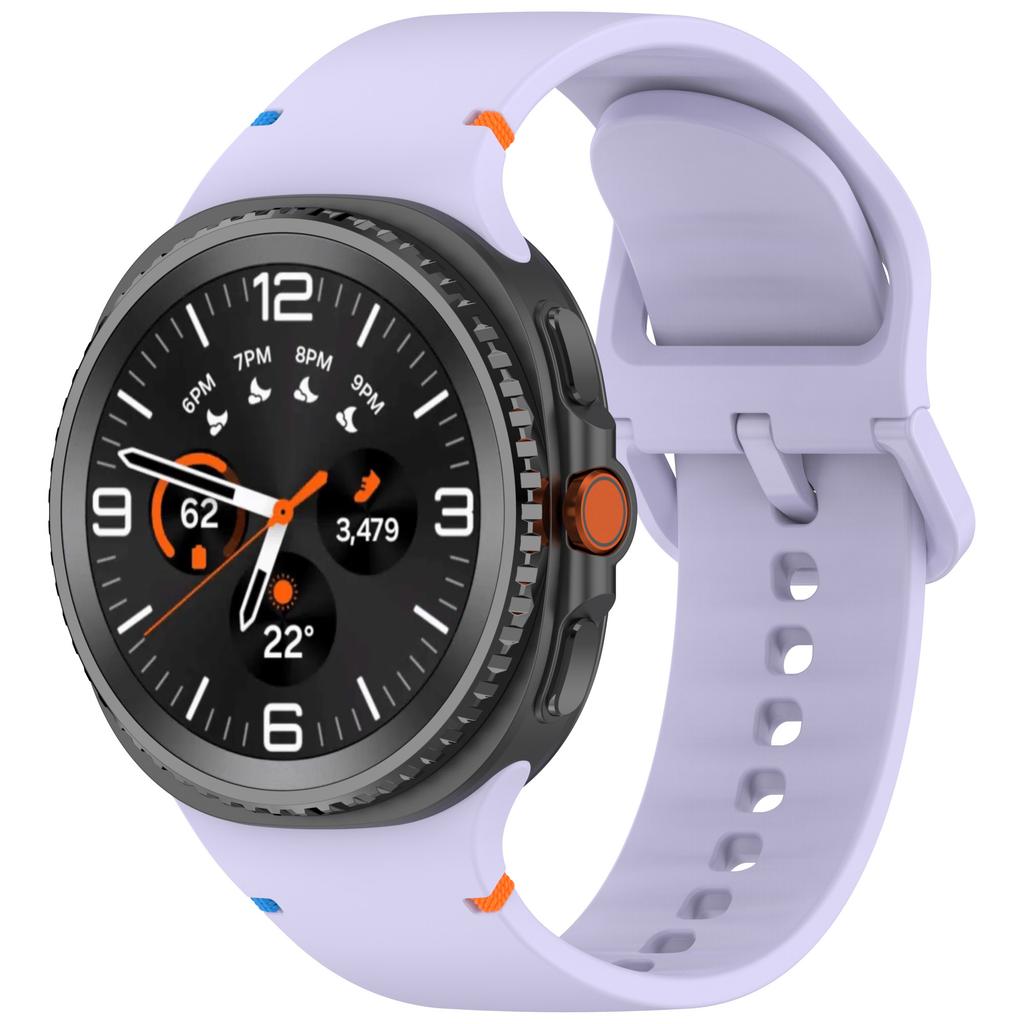 Sports Silicone Strap For Samsung Galaxy Watch 8 40mm 44mm Official Stitch Bracelet Wristband Galaxy Watch 8 Classic 46mm Correa