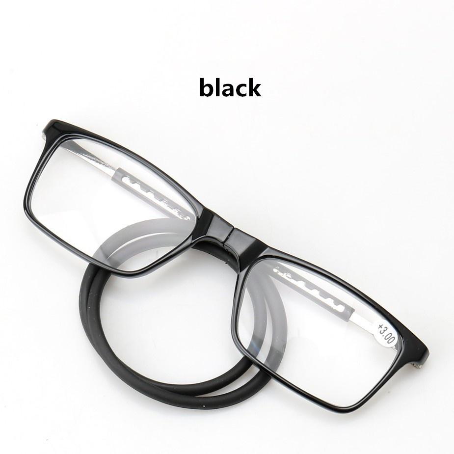 Portable magnetic reading glasses that can be hung around the neck with adjustable lanyard for men and women Anti-blue quality