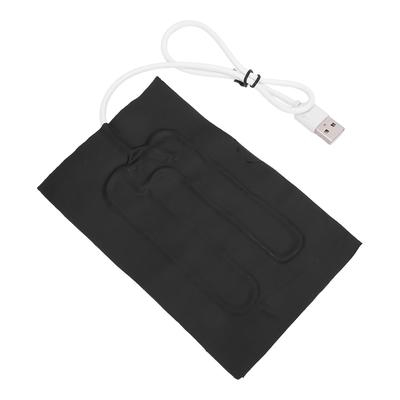 Calentador de Tela USB 15.4x10cm 5V 1A 5W Calentamiento Rápido Almohadilla Calefactora de Tela Flexible para Calentador de Manos Calentado