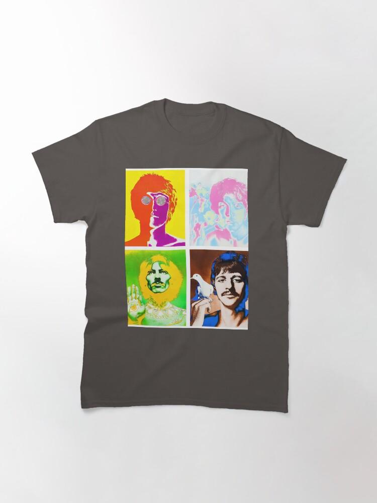 John Lennon Beatles Ringo, Paul, George, John Maglietta Classica