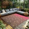 Geometric Pink Area Rug Modern Abstract Carpet Non-Slip Floor Mat Living Room Bedroom Home Decor Stylish Accent Rug Contemporary
