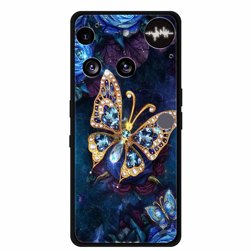 

For Nothing Phone (3) 3 Case Soft Silicone TPU Anti-Fingerprints Ultra-thin Black Cover For Nothing Phone 3 Cool Animals Bag New For Nothing Phone 3