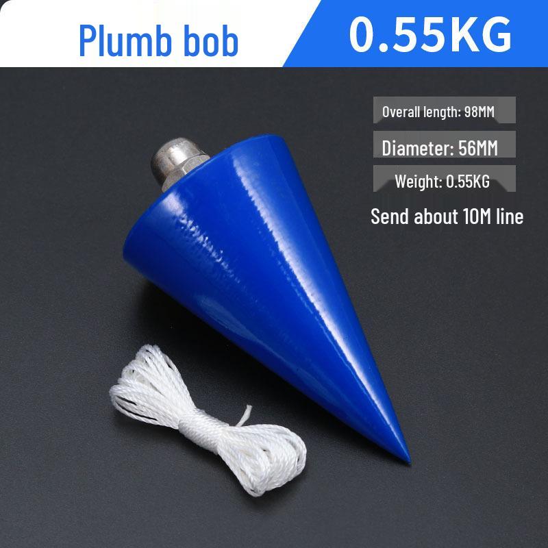 Woodworking Plumb Bob Cone, 2-10 Kg Line Weight