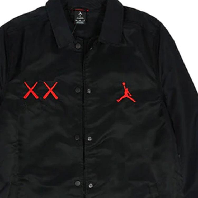 Jordan Einfarbige Emblem Freizeit-Langarmjacke Unisex Jacke Schwarz 884483-010