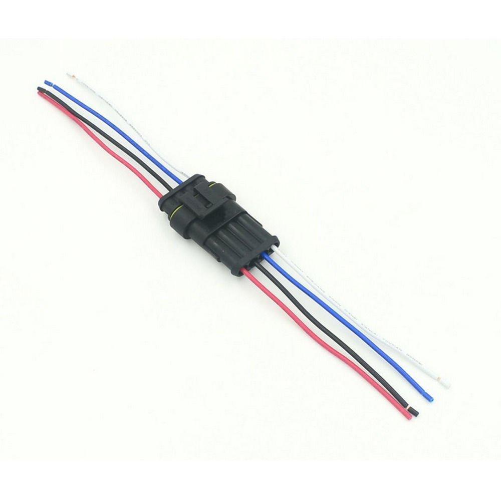 ZYTC 4 Pin Car Waterproof Electrical Connector Plug Wire AWG