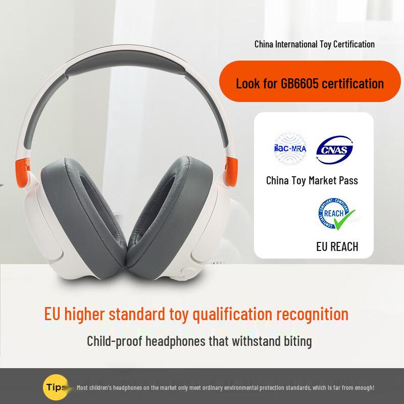 JBL JR460NC Kids Wireless Active Noise-Cancelling Headphones