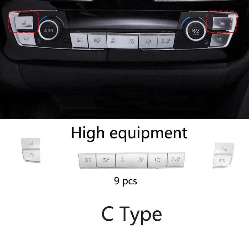 Chrome Door Window Glass Lifter Switch Button Cover Trim Decal Car Styling For BMW 1 3 4 Series F20 F21 F22 F23 F30 F31 F34 F36