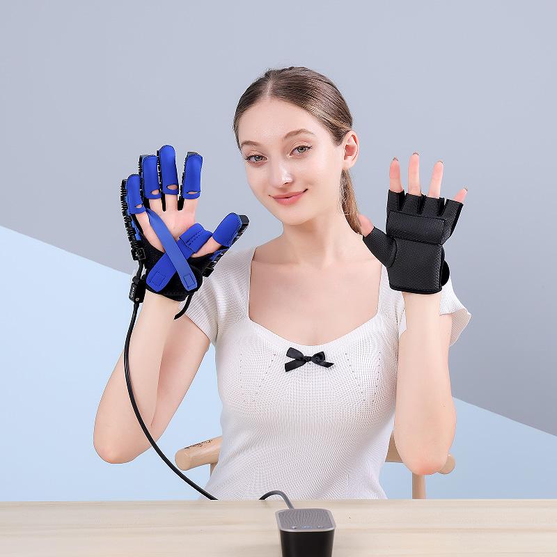 Tragbare Rehabilitationsroboter-Handschuhe Schlaganfall Hemiplegie Hirninfarkt Trainingsgerät Fingerübungsgerät Handfunktion Wiederherstellung