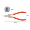 Hot Water Heater Descaling Pliers, 165mm Stepped Thread Cleaning Tool for Water Purifier Practical Lining Removal Descaler