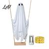 Tessuto Ponderato Fantasma Halloween Decorazione Sospesa Altalena Luminosa Grande Spettrale su A per Giardino Esterno Cortile Portico Albero