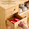 Modern Desktop Tea Cup Display and Storage Cabinet