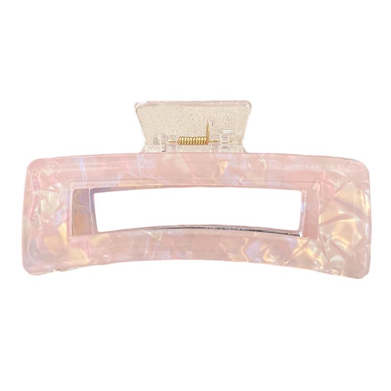 Mermaid Scale Extra Large Square Claw Clip for Thick Hair