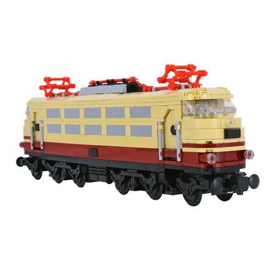 MOC City Creative Idea Train Rheingold BR 103 Building Classic Auto Blocks Bricks Assembled DIY Toys