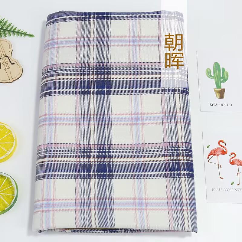 Plaid Fabric Smooth By 0.5 Meter for Clothing Dresses Sewing Japanese-style Jk Uniform Cloth Needlework Breathable Anti-wrinkle