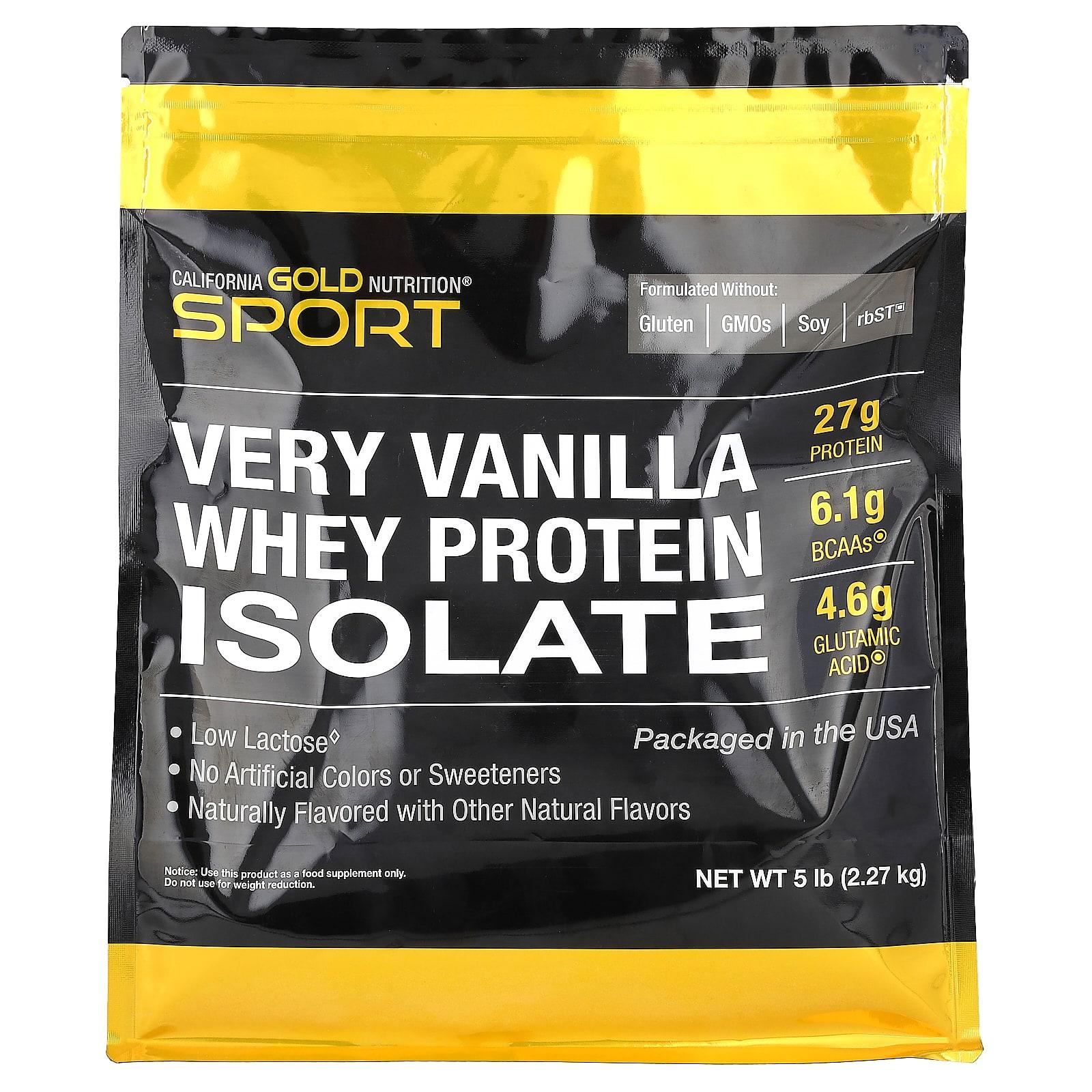 

Berry Vanilla Whey Protein Isolate, 2.27Kg(5Lb)