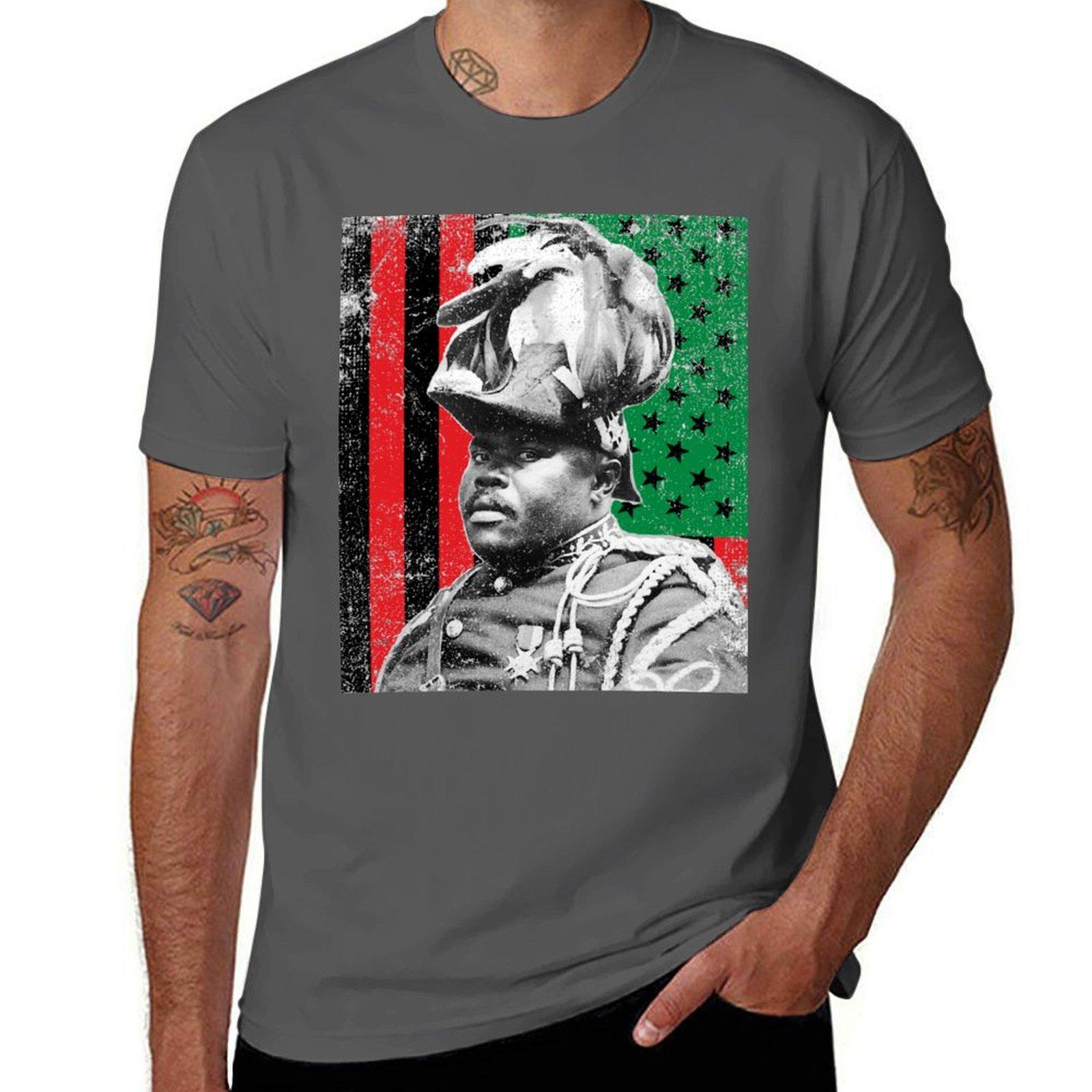 

Marcus Garvey Pan African America T-Shirt t shirt personalised t shirts for man graphic tees T-Shirt 4XL