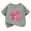 Graphic Tshirt Kids Summer Spring Soft Tee Flower T Shirts Funny Kids Childrens Tshirt Boys Girls Casual Top Tee