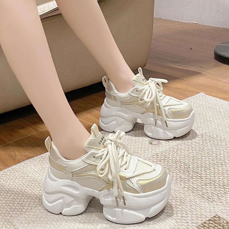 Women's new spring and summer women's shoes heightened platform casual women's shoes versatile and popular sports trendy shoes