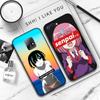 JW80 Waifu Senpai Anime Girl Soft Case for Samsung Note 20 Lite S24 Ultra S23 A03 A05 A06 A11 A71 A15 A16 A13 A24 A25 A33 A52 A53 A50 M55 M35 Plus