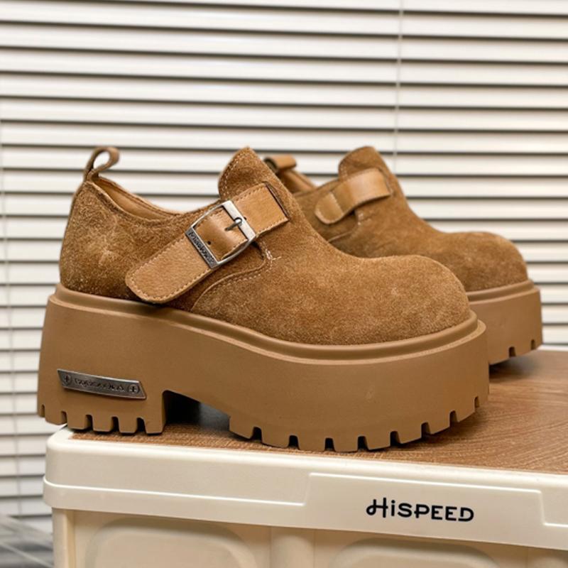 Fashion Flats Women Sport Shoes Platform Suede Casual Loafers Shoes Fashion Autumn Woman Sneakers 2025 Brand Designer Chaussure Femme