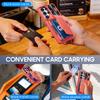 Avec Porte-Cartes, Cache-Objectif Coulissant et Support pour Étui de Téléphone Samsung Galaxy S26 Ultra, Étui Portefeuille Anti-Chute en PC+TPU - Rose Clair