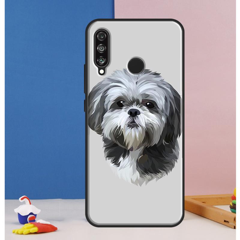 Cartoon Shih Tzu Dog Case For Huawei Nova 12i 11i 8i 7i 12s Y73 Y70 Y90 Y60 Y72 Y61 Y91 9 10 SE P40 Lite P30 Pro