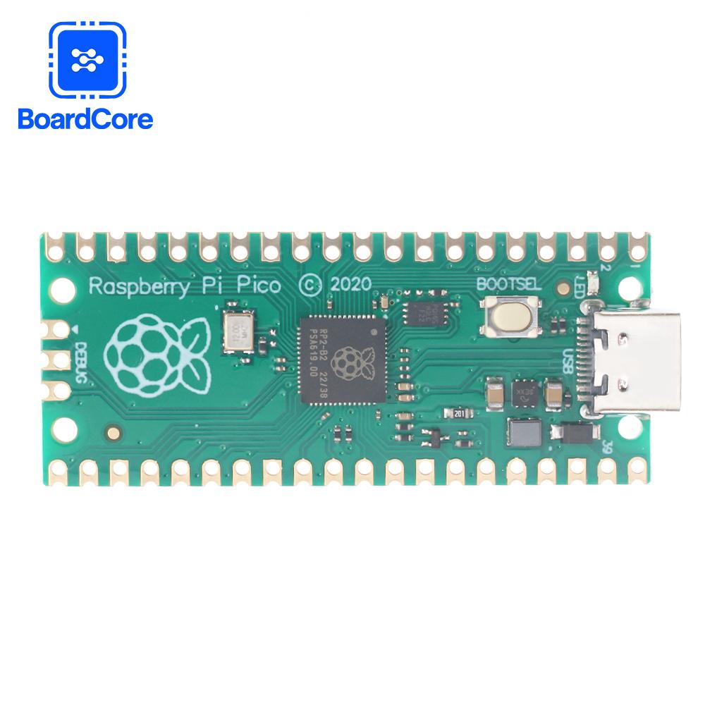 Raspberry Pi Pico Entwicklungsplatine RP2040 Dual-Core 264KB ARM Niedrigstrom-Mikrocontroller Hochleistungs-Cortex-M0-Prozessor