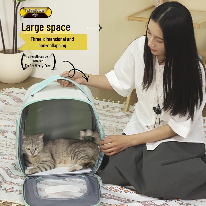 Atmungsaktiver Ganzjahres-Outdoor-Katzenrucksack-Träger