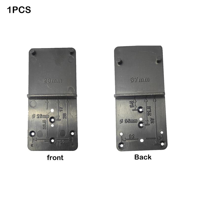 28/35-37Mm Hinge Hole Drilling Guide Plastic Woodworking Punch Opener Locator