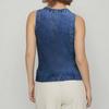Women's Fashion Casual Sleeveless Button Down Denim Waistcoat