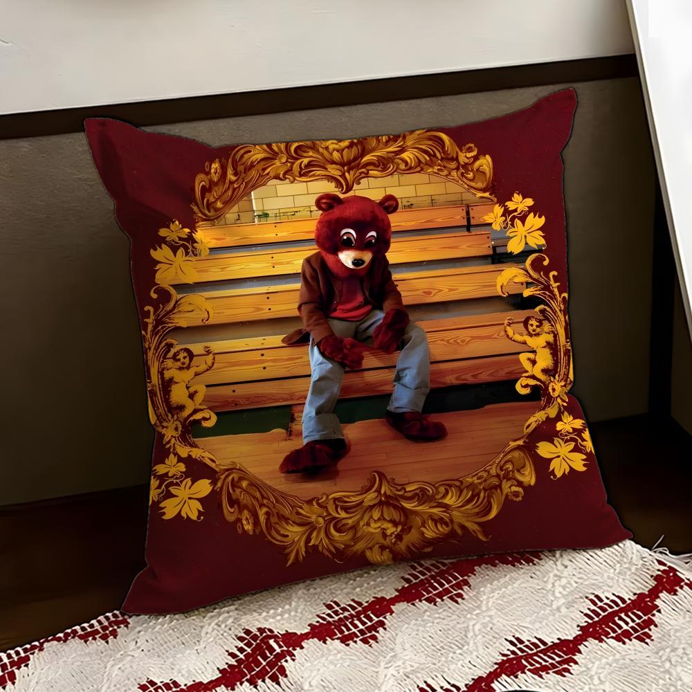 Singer KKanye Omari West Cushion Cover Reversible Soft Durable Pillow Cover Home Car MultiScene Use for Daily Comfort
