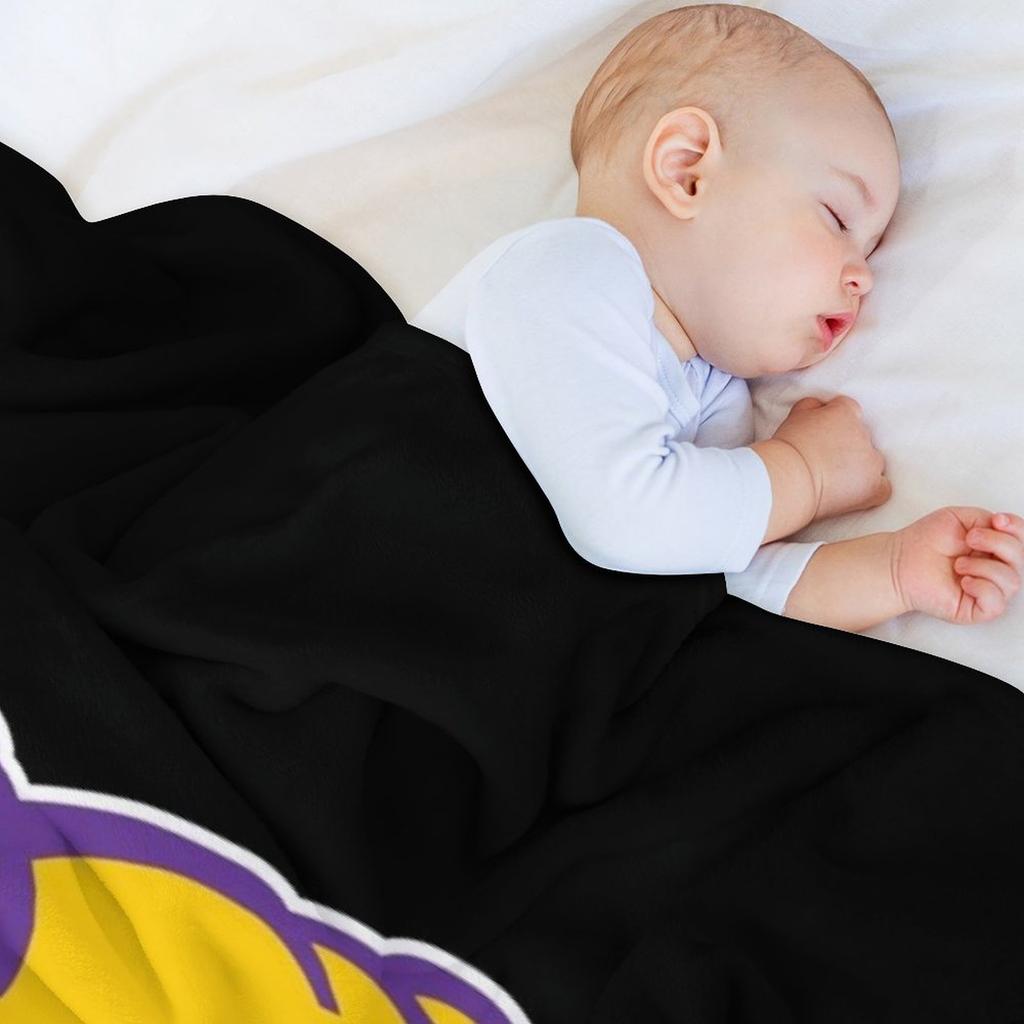 The Western Illinois Iconic Throw Blanket Furrys Blankets For Baby heavy to sleep for winter Blankets