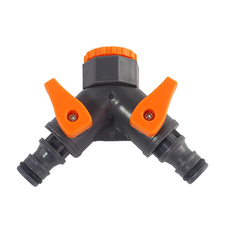 Two-Way/Three-Way Plastic Diverter Valve with Quick Connector for Water Pipes