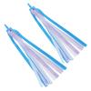 2pcs Ribbon Streamers Decorative Colorful Cloth Tassels for Boys Girls Scooter Bicycle Handlebar3