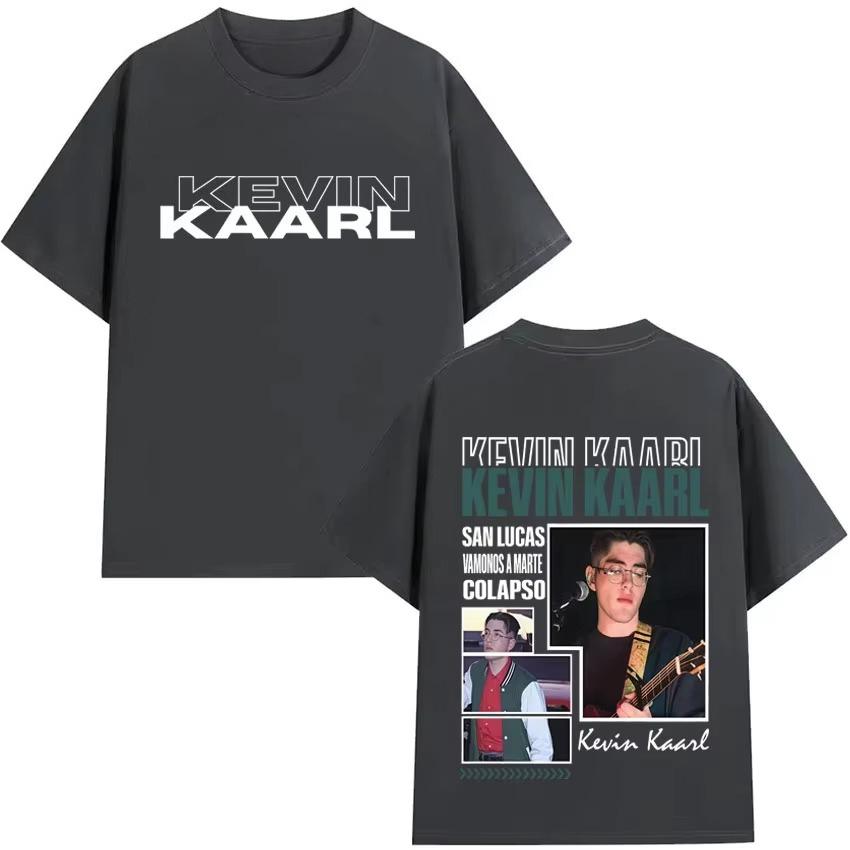 

Kevin Karl 2026 new Fashion Print Pattern Street Casual 2026 Spring summer Print Pure Cotton Casual Shortsleeved top Streetwear 4XL