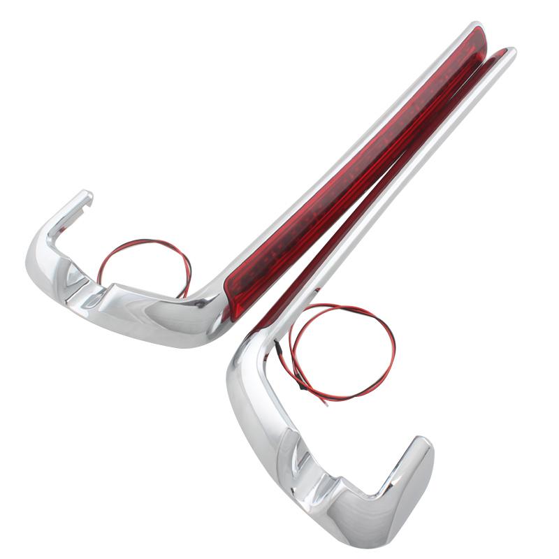 

Motorcycle LED Saddle Bag Light Saddlebag Side Marker Light For Harley Touring Electra Street Road Glide FLHR FLHTK 2014-2020 червоний