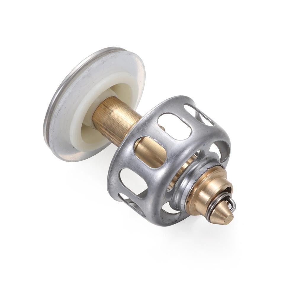 2 Bucăți Baterie Baie Lavabo Dop Păr Sistem Duș Miez Săritor pentru Chiuvetă Baie