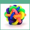 Pelota de Goma Colorida Juguete para Gato Mascota con Cascabel Pequeño para Ejercicio Interactivo Divertido