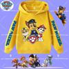 Children's Hooded Sweatshirt - PAW Patrol Boys' Sport Shirt with Cartoon Print - Spring/Summer Long-sleeved Pullover Casual Top