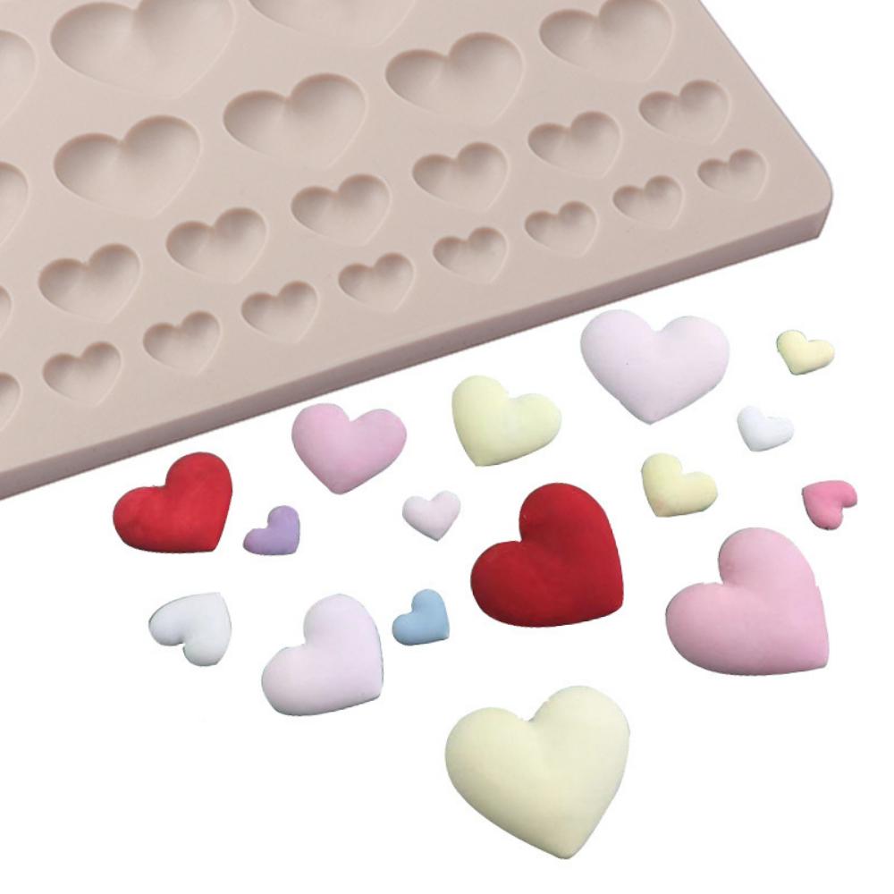 25 ühtse suurusega Love Silikoonist vormiplaat Kaunistusplaat Virsik Fondant Sõbrapäevakook DIY Šokolaad