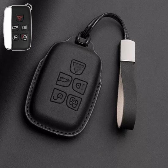 Genuine Leather Car Key Cover Case For Land Rover Range Rover Discovery Velar