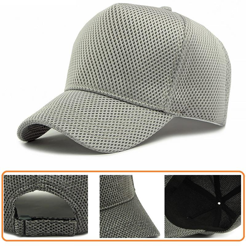 Men Women Oversize XXL Cotton Baseball Cap, Large Hat for Big Heads 56-63cm (23.5'-25.5'), Adjustable Plain Dad Cap
