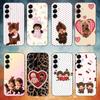 Cute M-Monchhichi Phone Case For Samsung Galaxy A91,80,73,72 ,71,53,52,32 ,31,22,21s,20,Soft Black Case