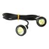 1 Pair 12V 15W Eagle Eye Auto LED Light Daytime Running Backup Car