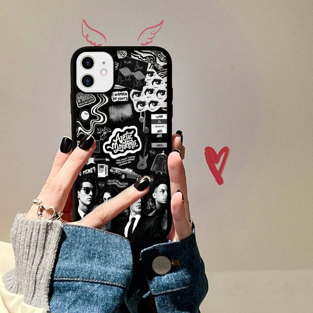 Rock Band A-Arctic M-Monkeys For IPhone 17 16 15 14 13 12 11 Pro Max Plus Mini PC+TPU Back Phone Cover